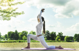 Yoga in the park